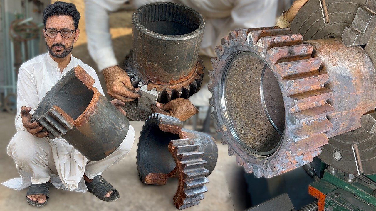 Amazing REBUILDING Process of Broken GEAR Teeth Using Molten Metal Process | Incredible RESTORATION