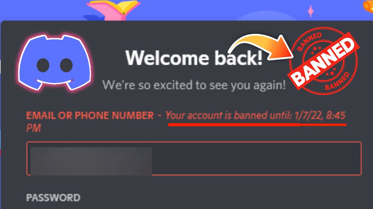 Banned from discord?