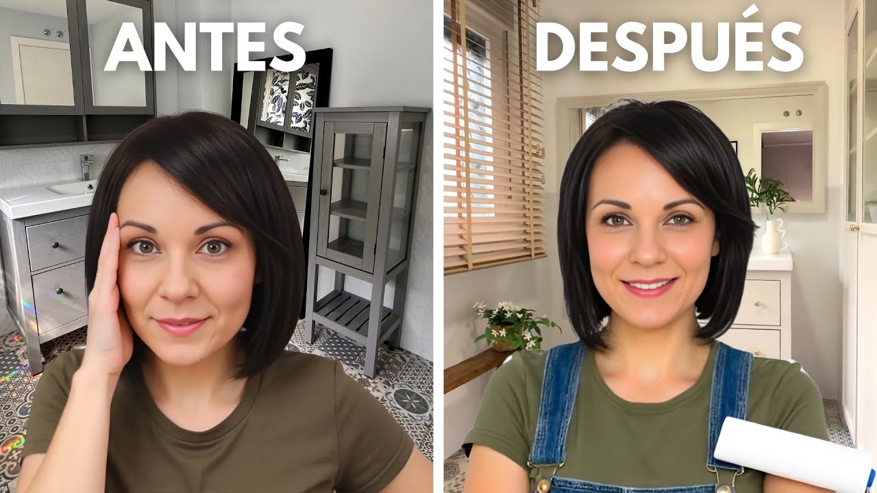 Transformé mi baño sin comprar muebles nuevos ¡y ahora parece de REVISTA!