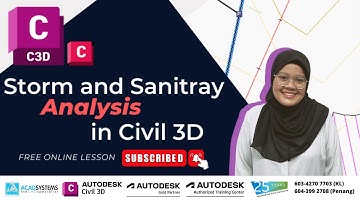 Storm and Sanitary Analysis in Autodesk Civil 3D