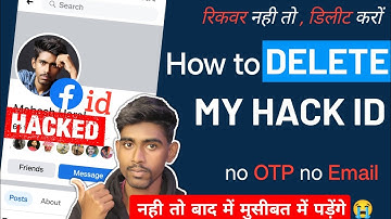 How to Delete Hacked facebook account 2025 | facebook hacked account delete kaise kare - instant