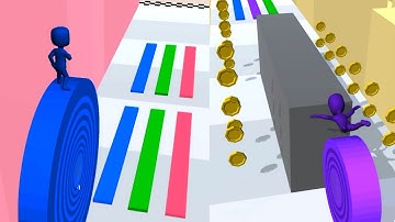 Layers Roll Gameplay All Levels iOS, Android Walkthrough Mobile Game New All trailer Mix Level 71-72