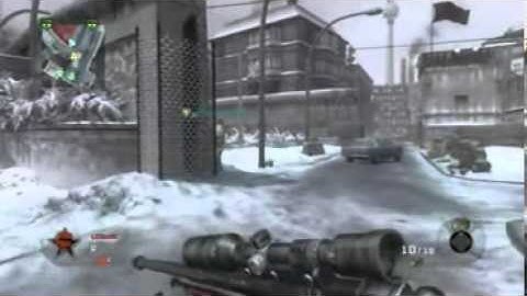 Hyper Olly - Call of Duty 7 Black Ops Amazing Quick Scope across Map Berlin Wall