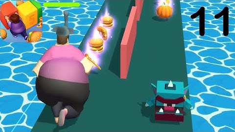 Fat Pusher - Gameplay All Levels #11