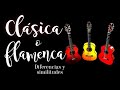 🔴 GUITARRA Española, Clásica y Flamenca 》》DIFERENCIAS / SIMILITUDES 《《 🙄