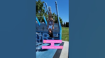 My first attempt at ✨️Inverted Hang to Front Lever Tuck✨️#invertedhang #frontlevertuck #frontlever