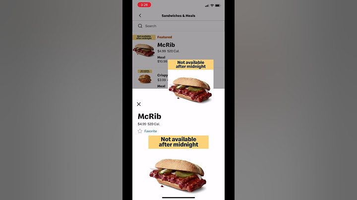 McDonald’s App Fridays Only Free Fries!