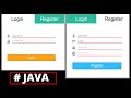JAVA - How To Design Login And Register Form In Java Netbeans ( Login And Sign Up in One Form )