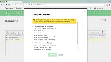 Quickly Delete Domain From GoDaddy Account