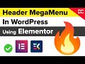 How to Create Mega Menu in WordPress using Elementor & Elementskit for Free 🔥🔥