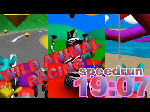 Wild Animal Racing All Cups Speed Run in 19:07