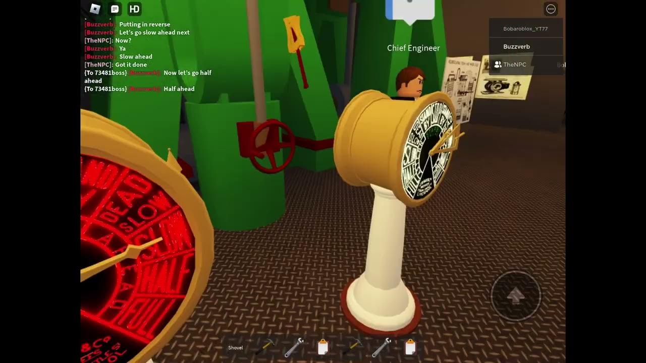 Down in the engine room roleplay - YouTube