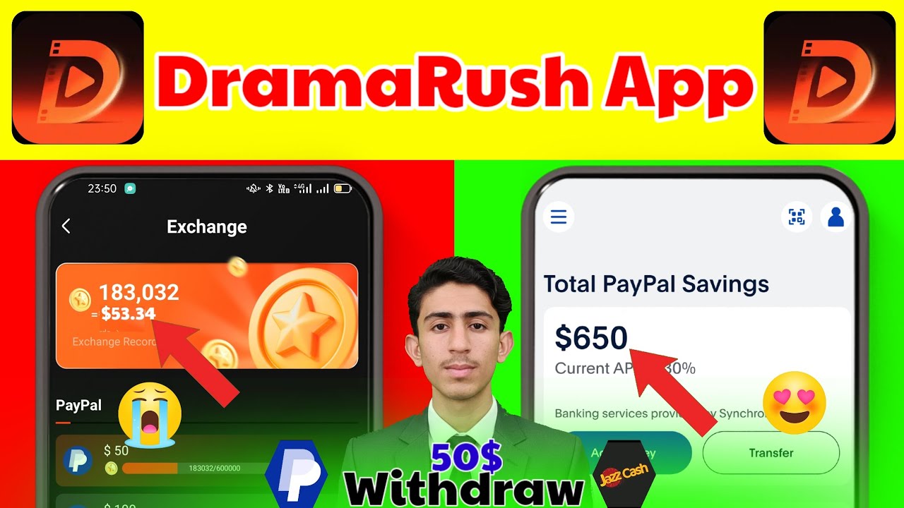 DramaRush Withdrawal | DramaRush Legit Or Fake | DramaRush App Cash out | Drama Rush Earning App 🤑 