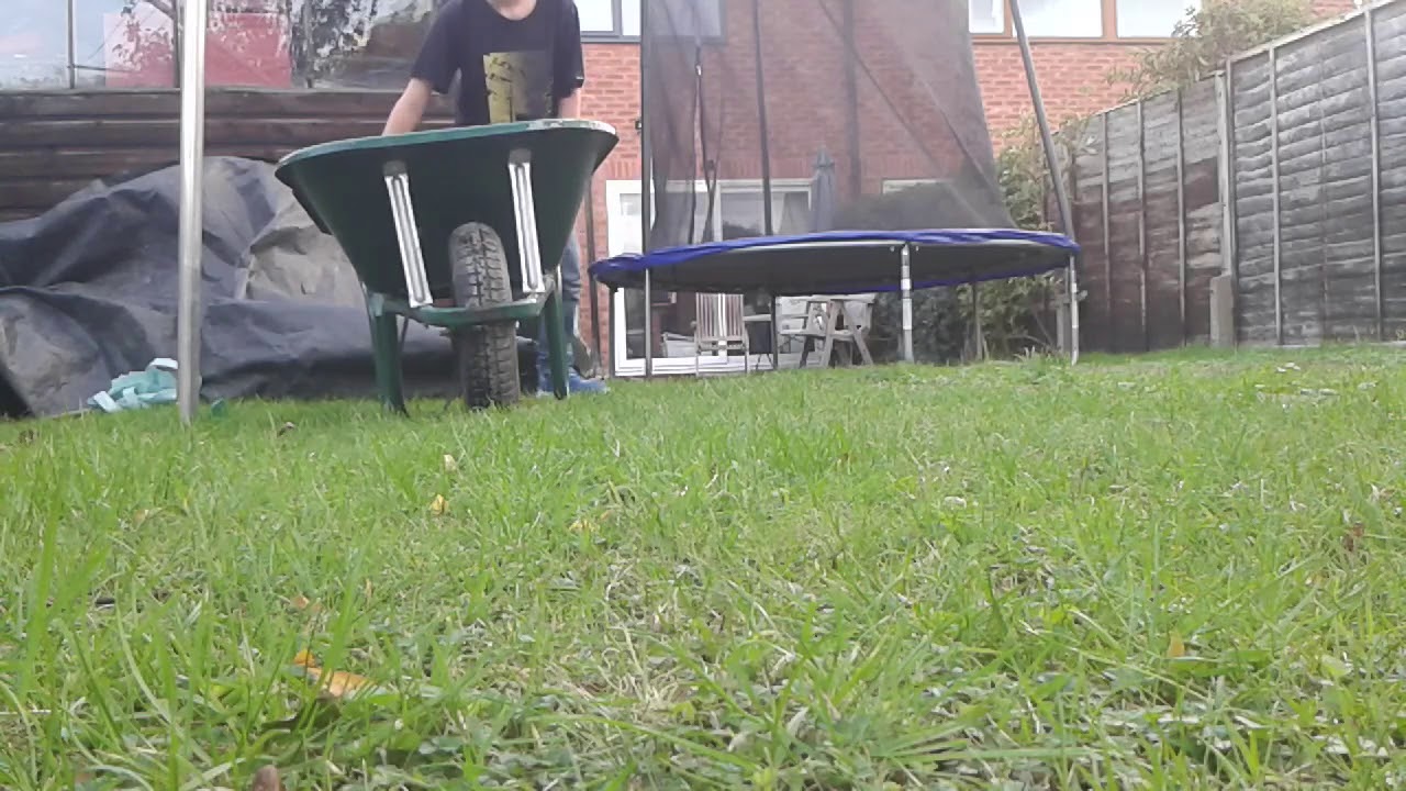 Never sleep next to a filled wheelbarrow