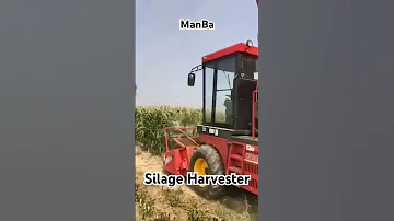 Shandong ManBa Silage Harvester Silage Forageharvest Corn Agriculture 