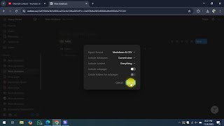 How To Export Notion Database As CSV