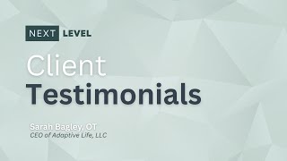 Sarah Bagley - Client Testimonial