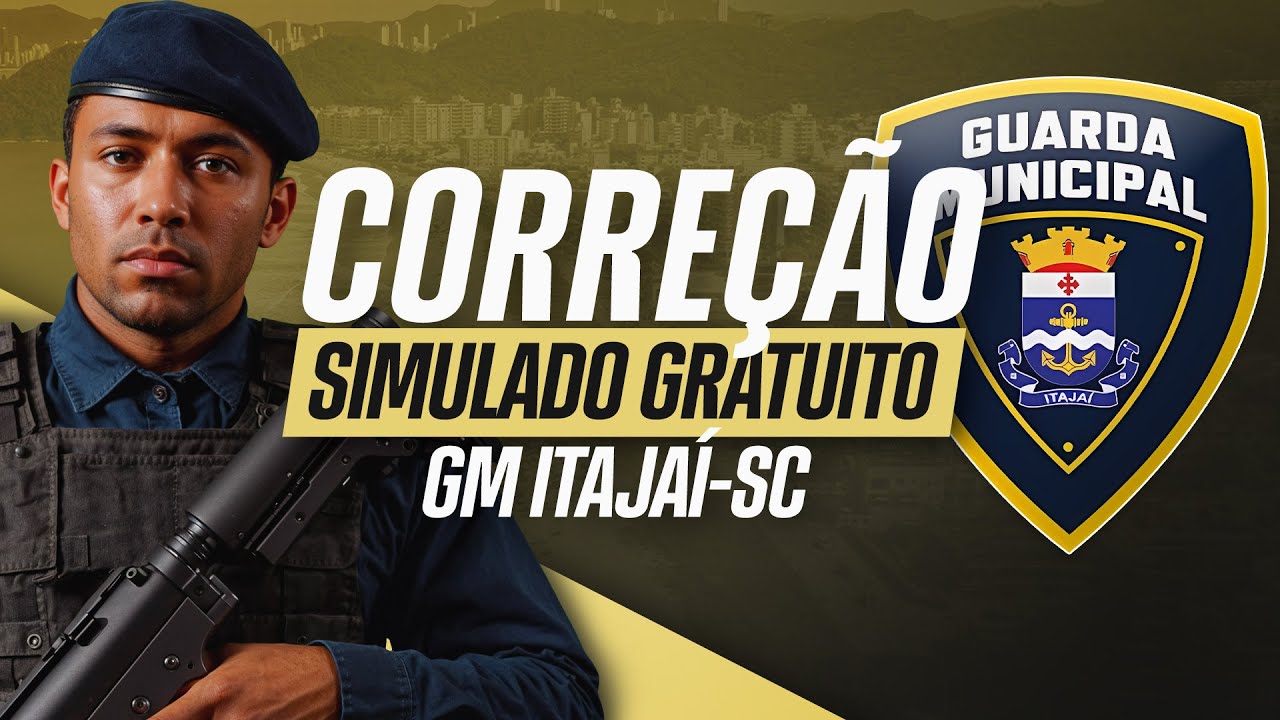 🚨 GM ITAJAÍ-SC | MINISSIMULADO PRÉ-EDITAL - NO PADRÃO DA FEPESE