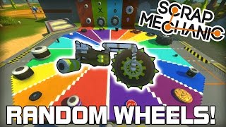Random Wheels Multiplayer Racing! (Scrap Mechanic #132)