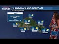 June 19, 2026 Hawaii weather: Warm Father's Day weekend, humid plus more south swells; Jen Robbin...