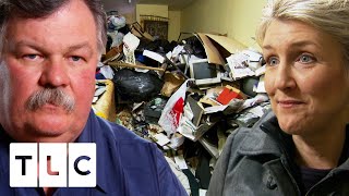 Hoarder Sleeps On Floor Among Piles Of Trash | Hoarding: Buried Alive