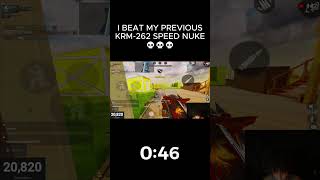 Fastest KRM-262 Nuke in CODM 🤯 #codm #shorts