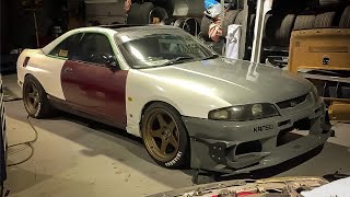 SKYLINE R33 GTST TO GTR FRONT END CONVERSION