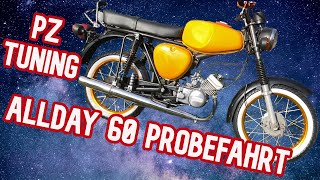 Simson S51 PZ Tuning ALLDAY 60 test drive and impressions