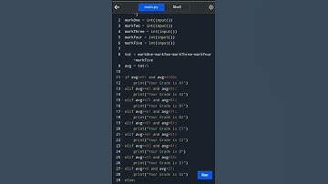 #python 96.Students Grade. | #shorts