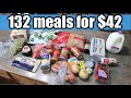 132 MEALS FOR $42! | Emergency Extreme Budget Grocery Haul 2020 with Frugal Fit Mom