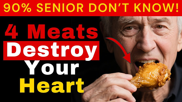 The 4 Meats Silently Destroying Your Heart Bones and Hormones After 60 | Senior Health
