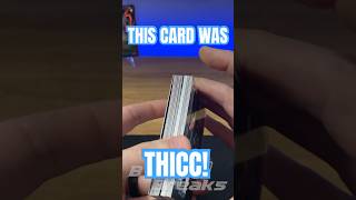 WORTH THE $20? 🤯 THIS CARD WAS THICC! 2025 Topps Chrome Football Hanger Box! #shorts
