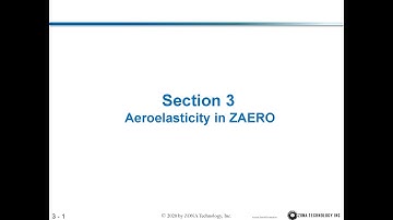 ZAERO Software Basic Training Section 3: Aeroelasticity in ZAERO