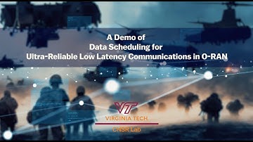 A Demo of Data Scheduling for Ultra-Reliable Low Latency Communications in O-RAN