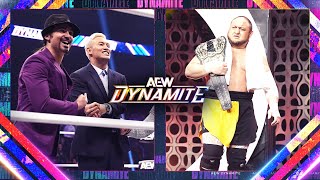EXCLUSIVE comments! AEW World Champ Samoa Joe & Bucks + Okada the NEW Elite! | 3/7/24, AEW Dynamite