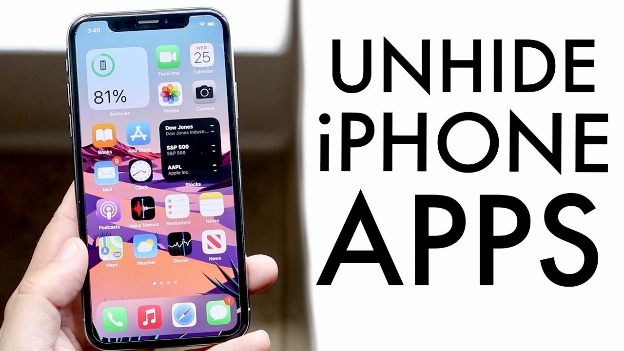 How To Unhide Apps On IOS 15 YouTube