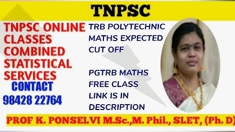 TRB polytechnic 2021 expected cut off