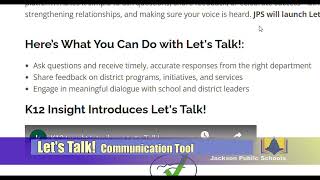 Let's Talk! by K12 Insight