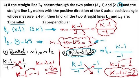 slope of straight line (3rd prep)