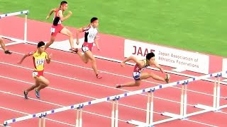 2016ユース陸上男子 110ｍH 準決勝3組 20161021