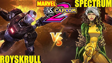 Marvel vs Capcom 2: ROYSKRULL vs SPECTRUMSTARK