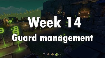 Dwarf Block Devlog week #14 - Guard management