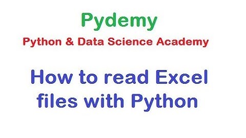 Python - How to Read Excel File with Python Openpyxl | Learn Python, R & Data Science | Pydemy