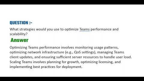Part#9| Microsoft MS-700 | Microsoft 365 Certified Teams Administrator Associate | Interview Q&A