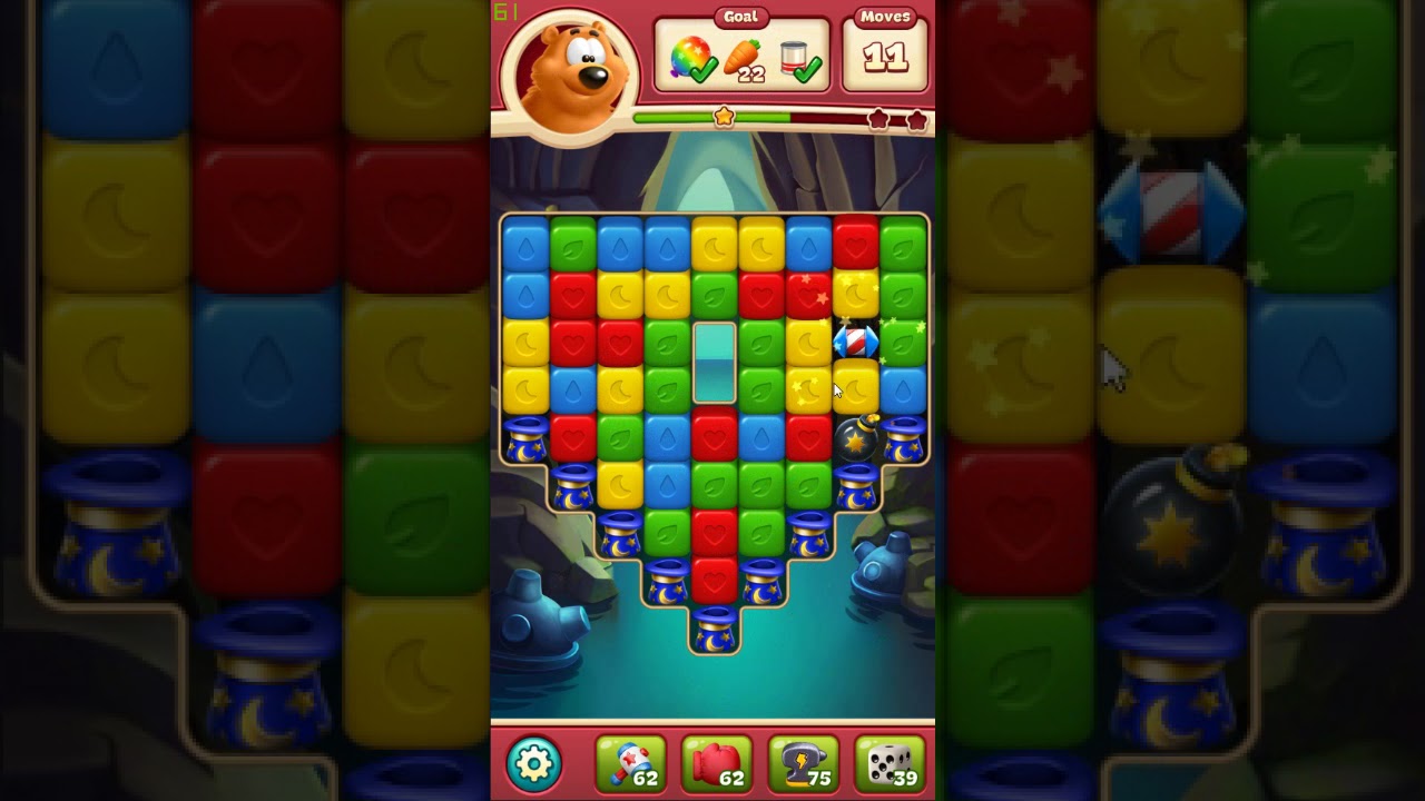 Toon Blast level 1018