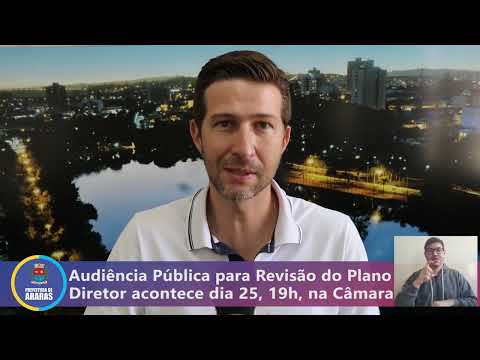 Plano Diretor: Audiência Pública de revisão acontece no dia 25, na Câmara