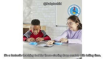 Is the hand2mind Advanced NumberLine Clock the best way to teach your kids time? Review.