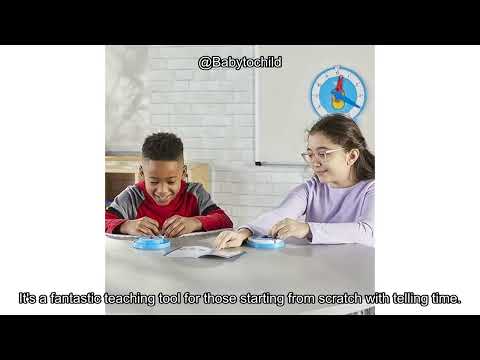 Is the hand2mind Advanced NumberLine Clock the best way to teach your kids time? Review.