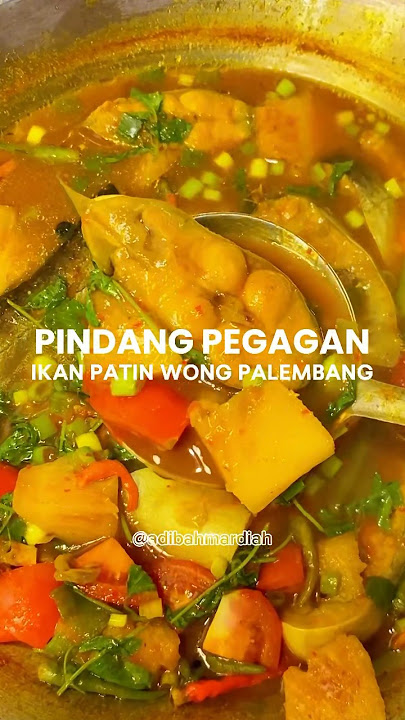 Recipe for pindang pegagan from Palembang patin fish #cooking #recipe #food #pindangfish