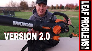 WORX TRIVAC 2.0 WG512 LEAF BLOWER // MULCHER // VACUUM  12A MOTOR